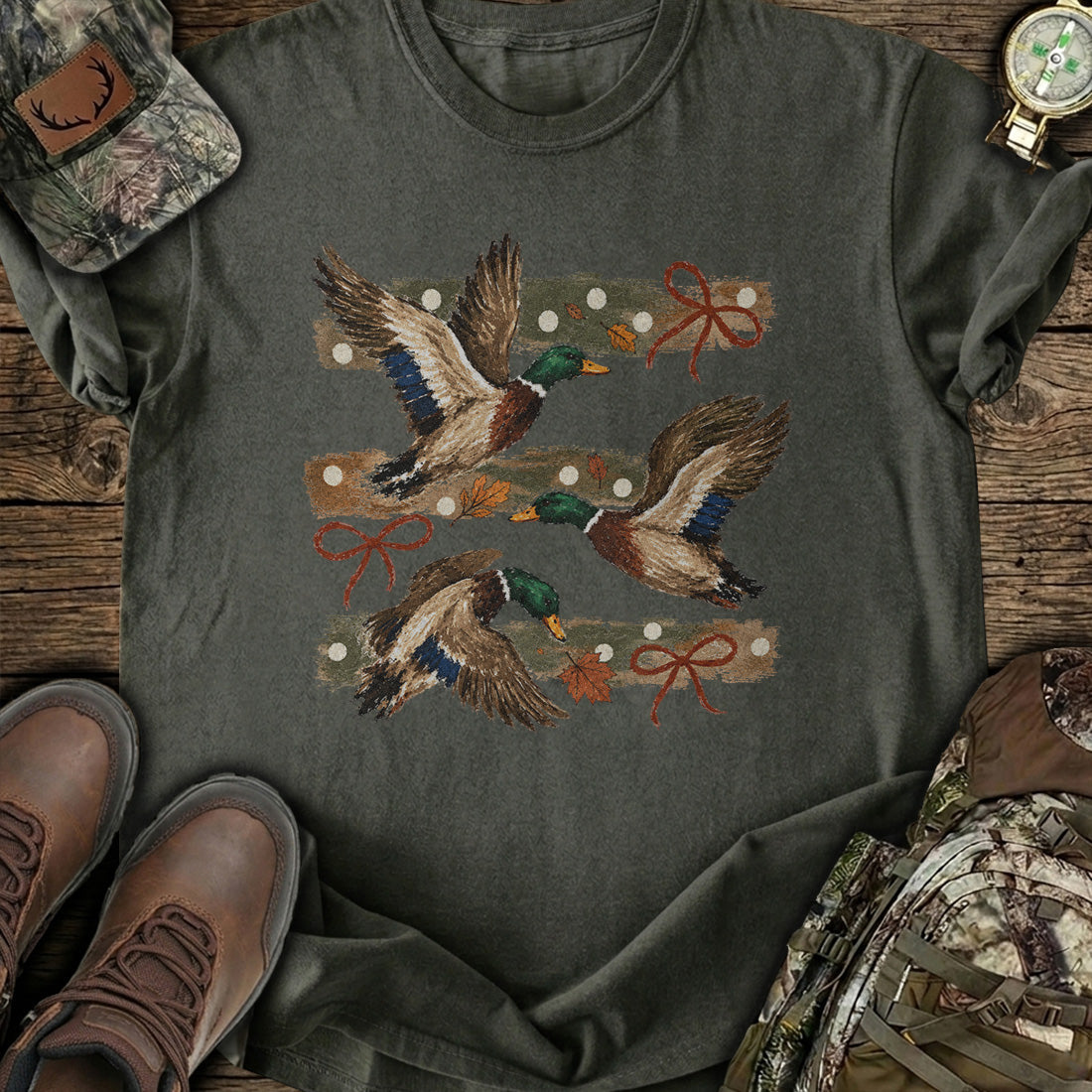 Mallard Autumn Flight T-Shirt product image 5