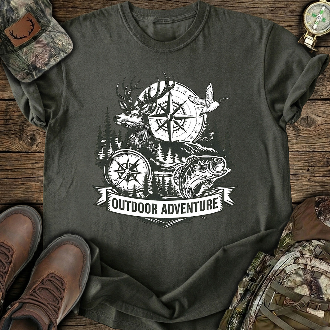 Outdoor Adventure Hunting T-Shirt product image 2
