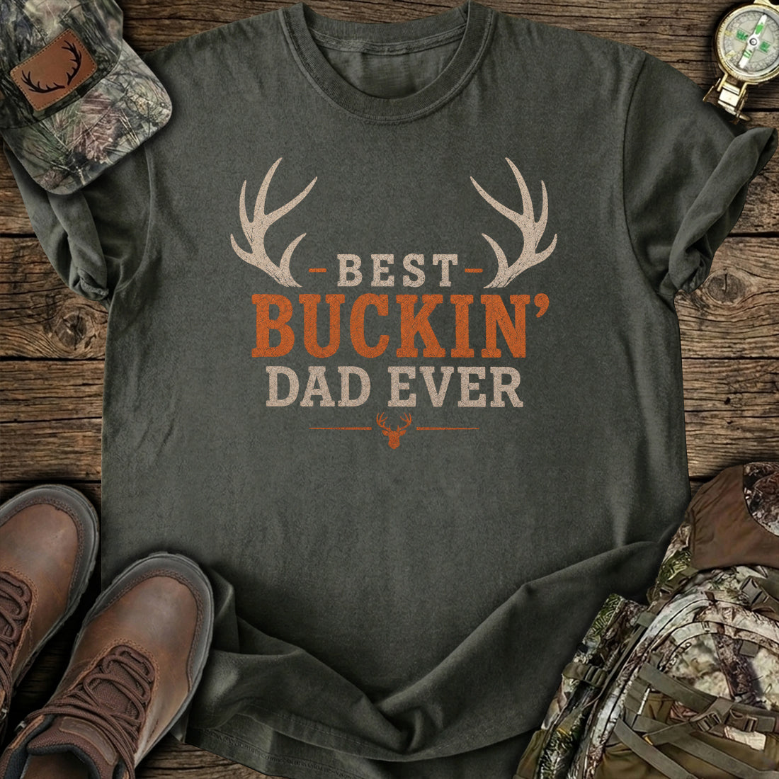 Buckin’ Proud Dad T-Shirt product image 2