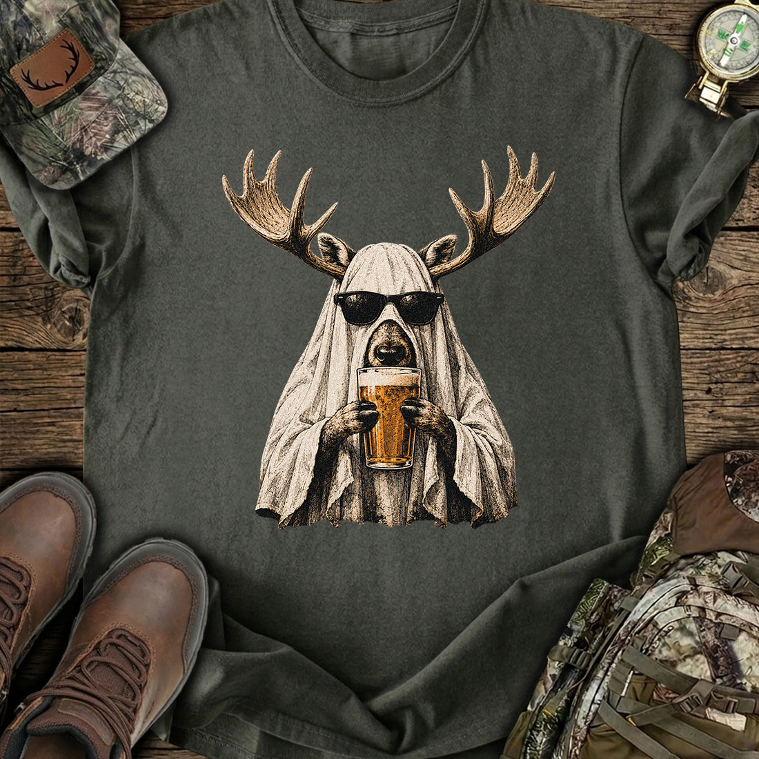 Ghost Moose Brew T-Shirt product image 2