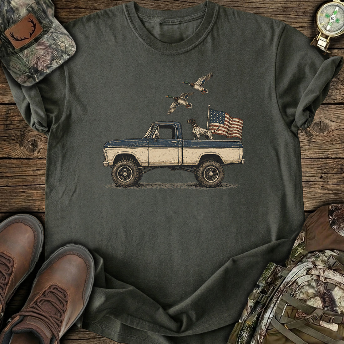 Freedom Hunt Dog T-Shirt product image 9