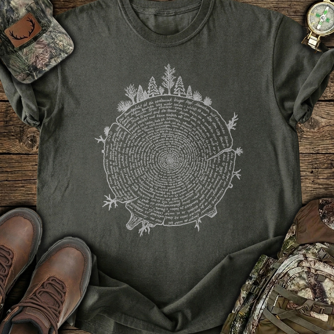 Ancient Tree Rings T-Shirt product image 2