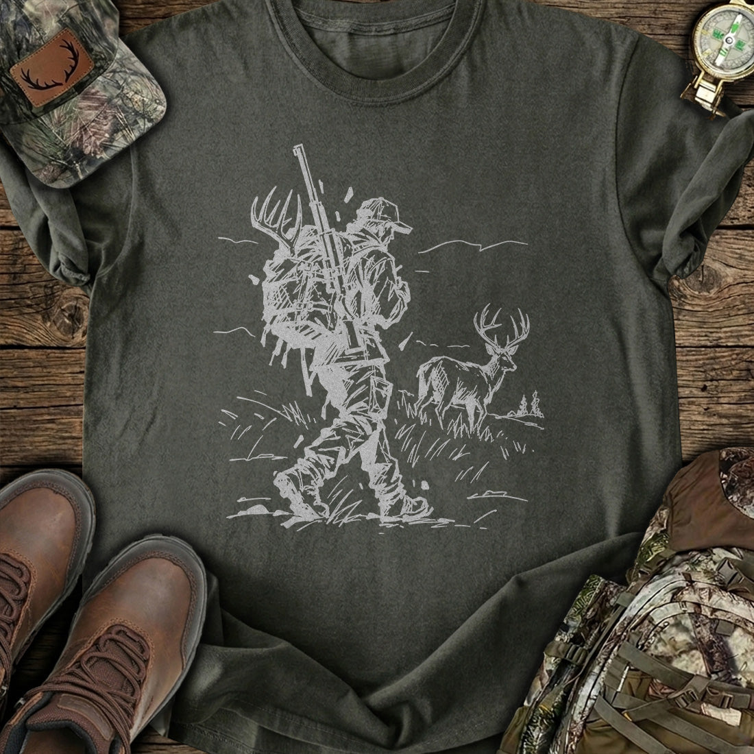 Whitetail Pursuit T-Shirt product image 1