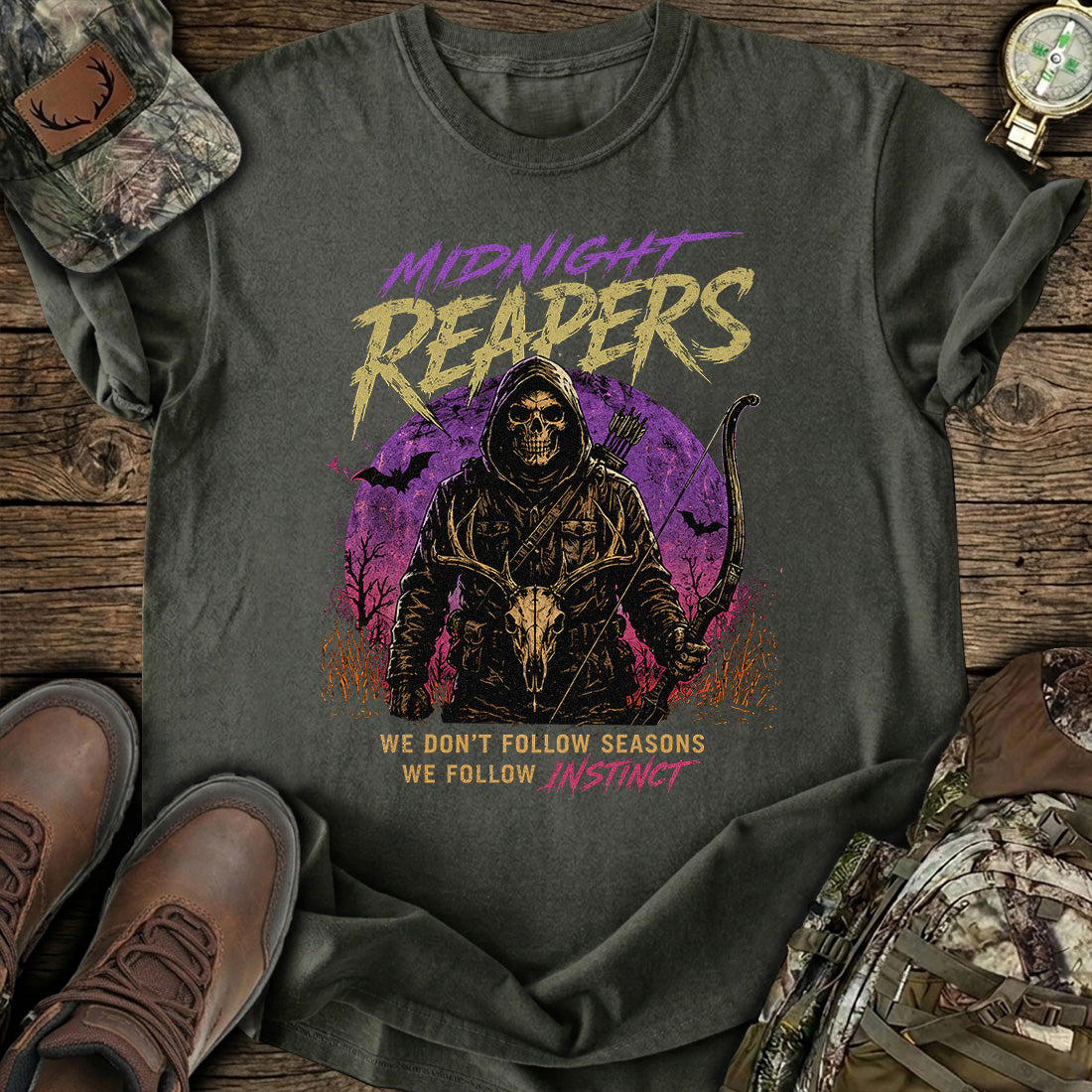 Midnight Bow Reaper T-Shirt product image 1