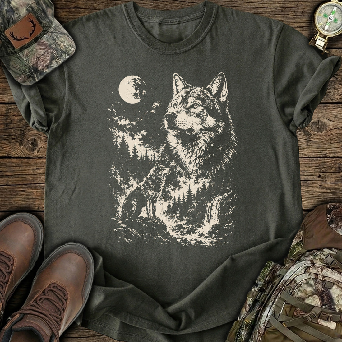 Mooncall Wolf Spirit T-Shirt product image 5