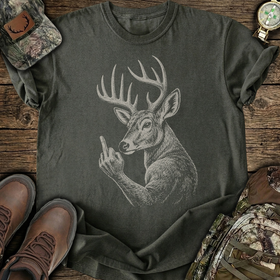 No More Bucks To Give Deer Hunter T-Shirt product image 5