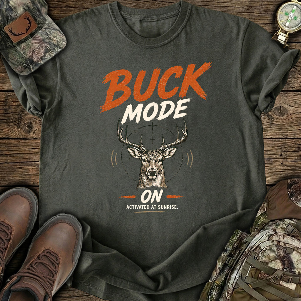 Sunrise Buck Mode On T-Shirt product image 1