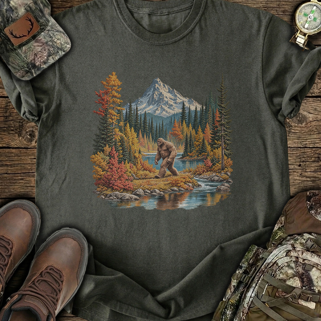 Bigfoot Autumn Trails T-Shirt product image 5