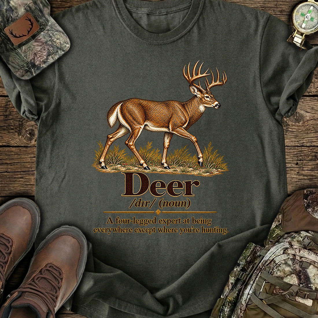 Funny Deer Definition T-Shirt product image 2
