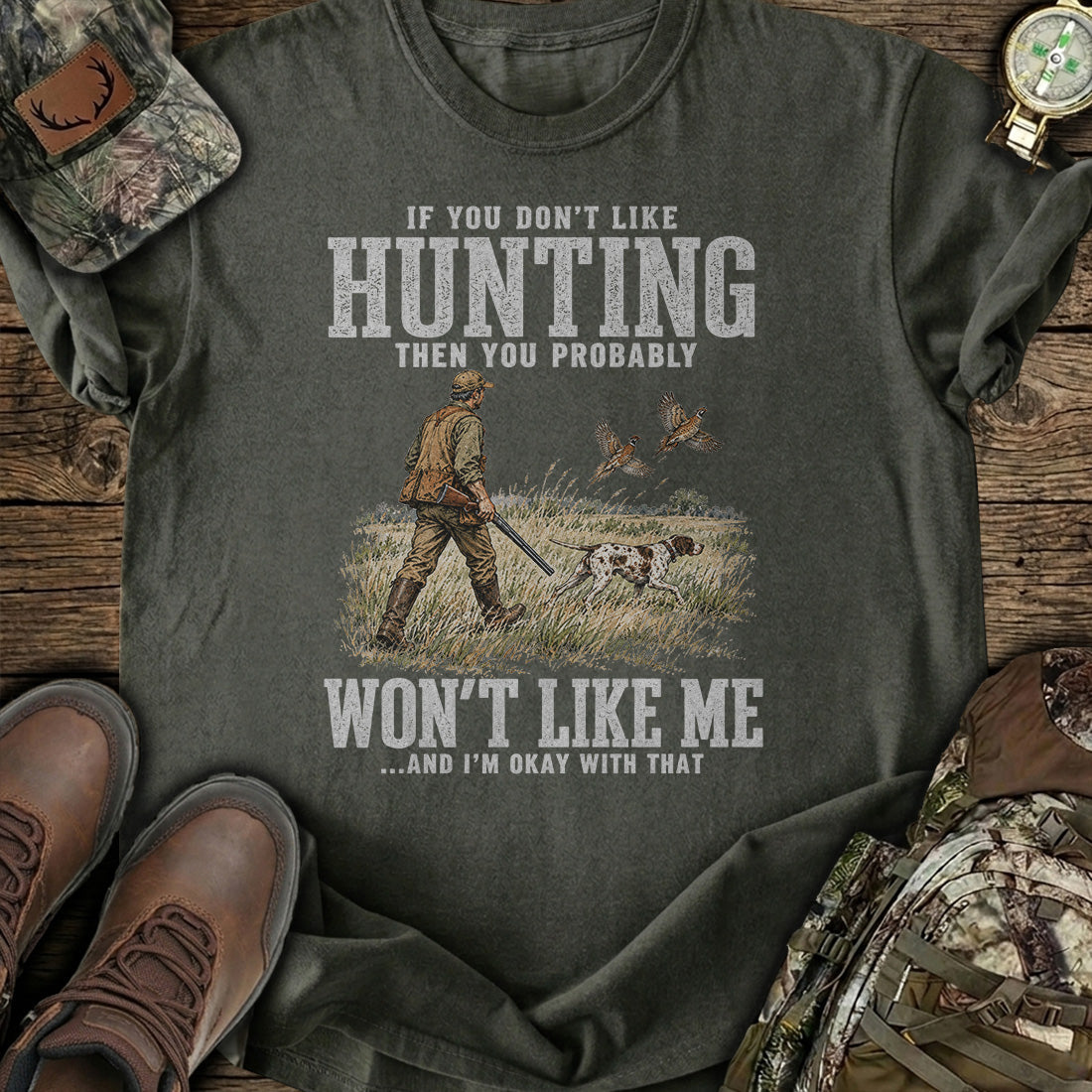 Hunt Free Live Wild T-Shirt product image 3