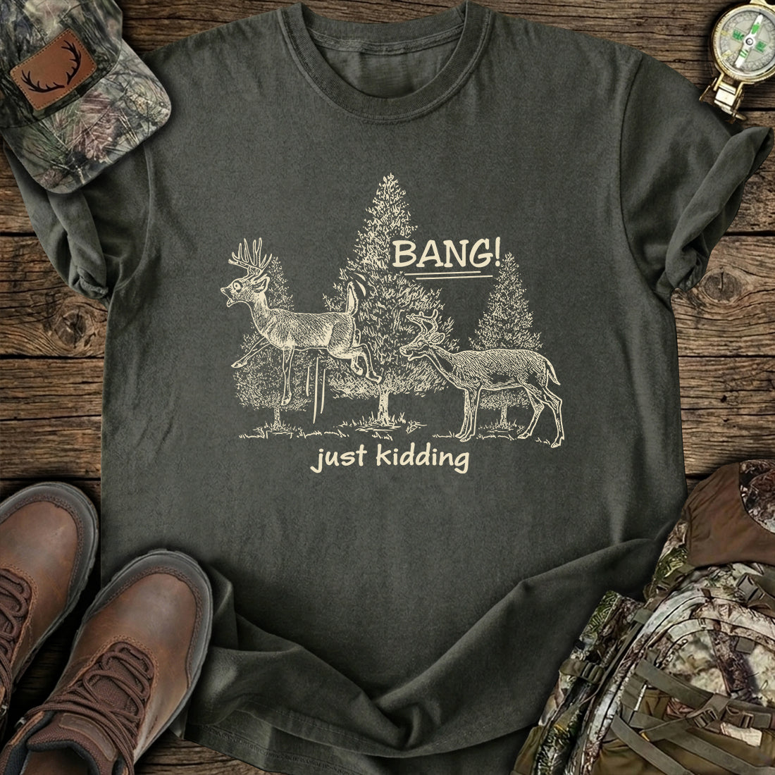 Just Kidding Deer T-Shirt product image 1