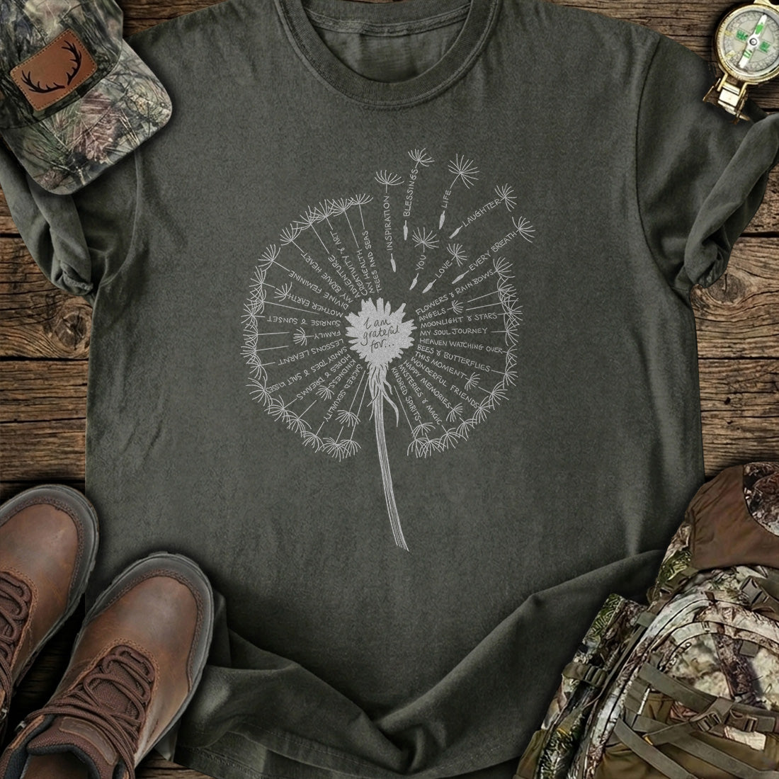 Grateful Dandelion T-Shirt product image 2