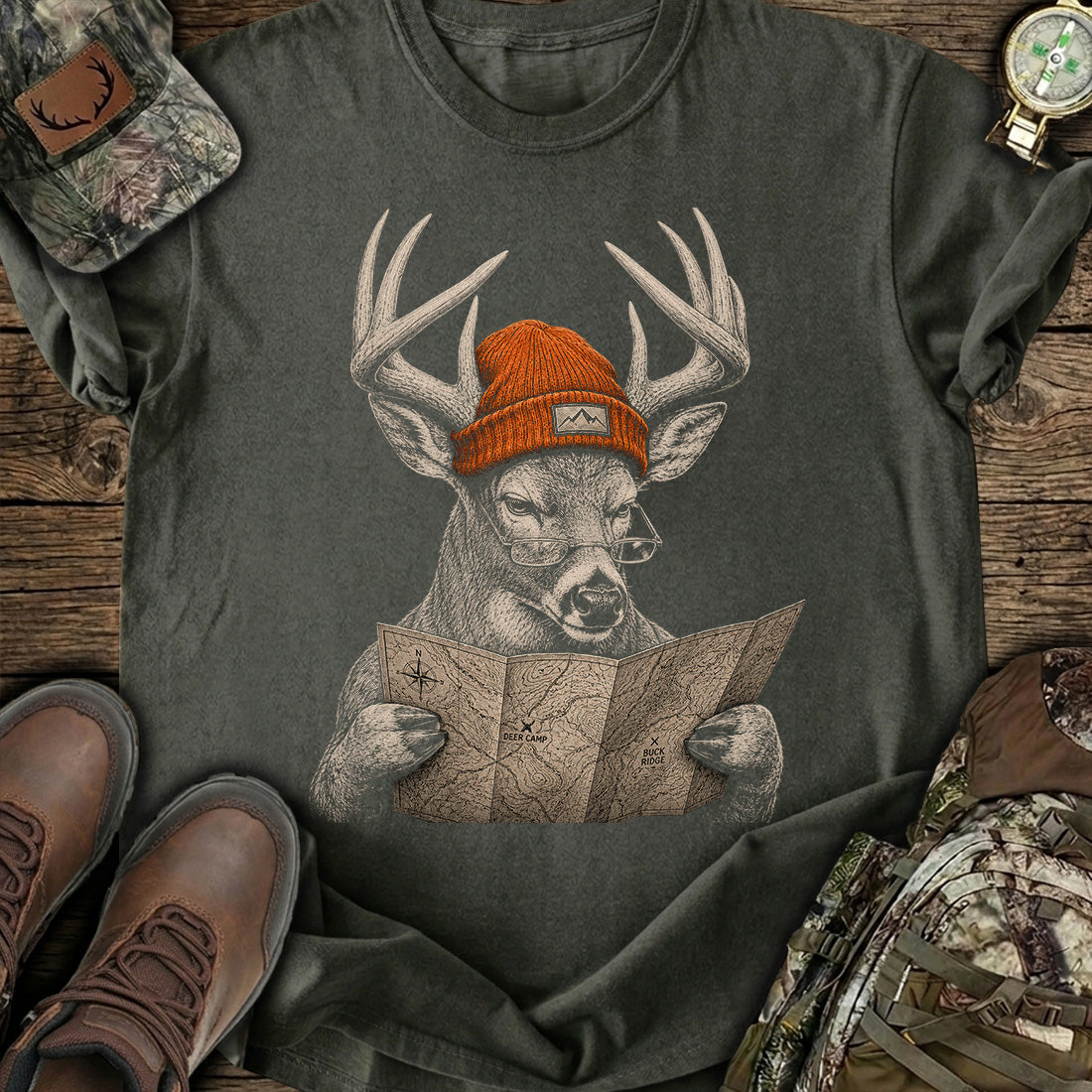 Map Buck T-Shirt product image 2