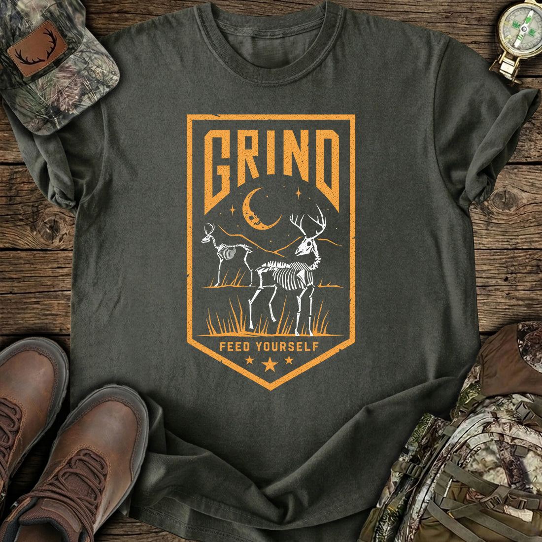 Grind Deer Hunting T-Shirt product image 2