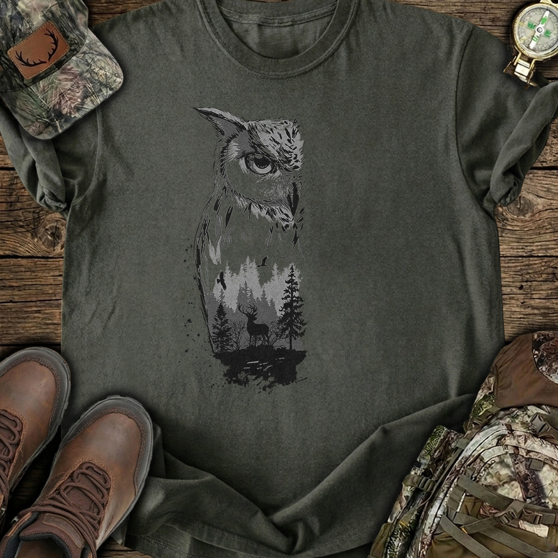 Owl Forest Soul T-Shirt product image 4