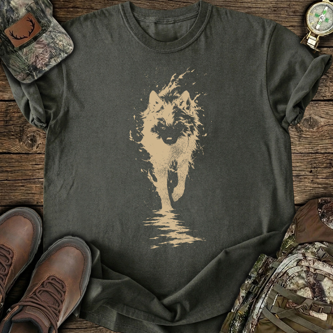 Running Wolf Spirit T-Shirt product image 3