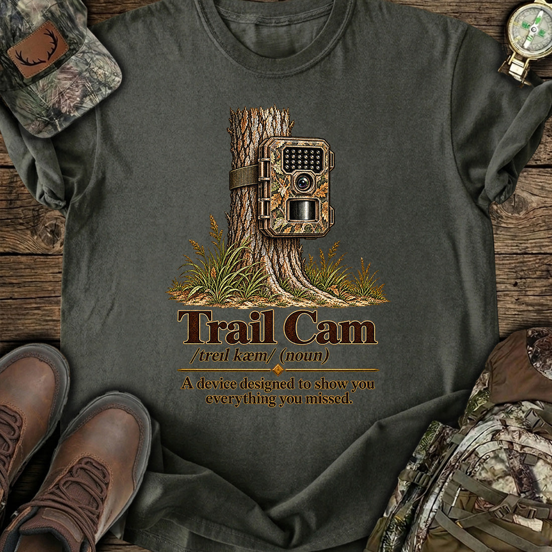 Trail Cam Definition T-Shirt product image 4
