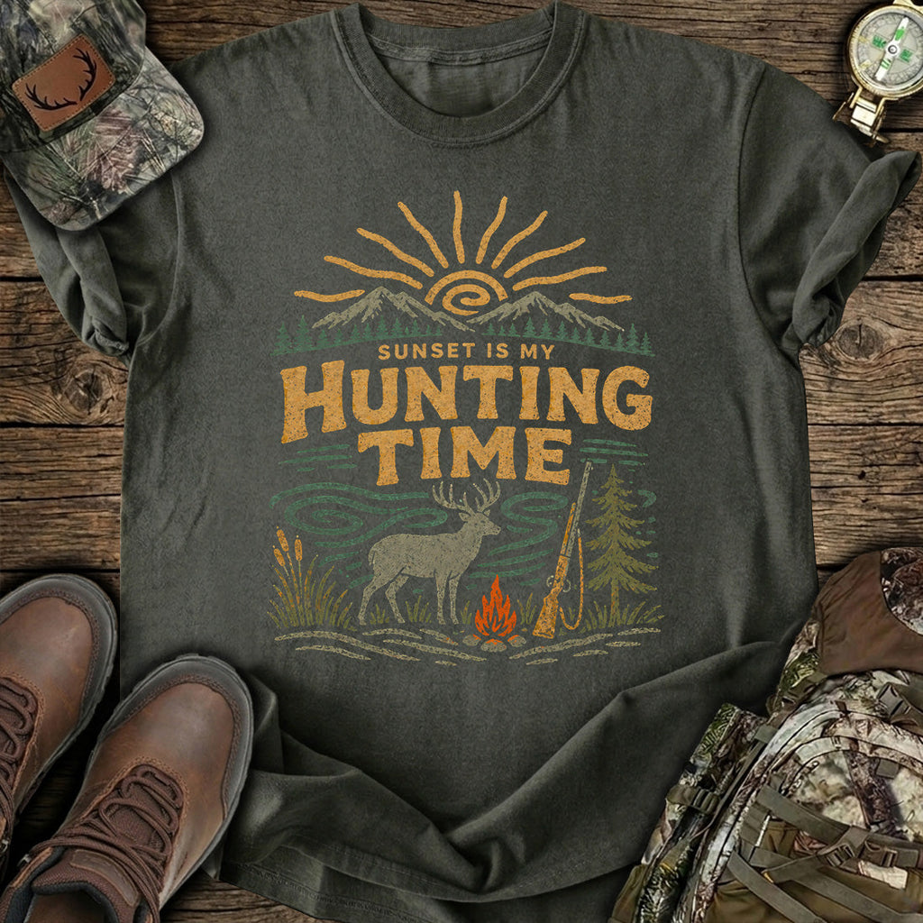 Vintage Hunting Sunset T-Shirt product image 6