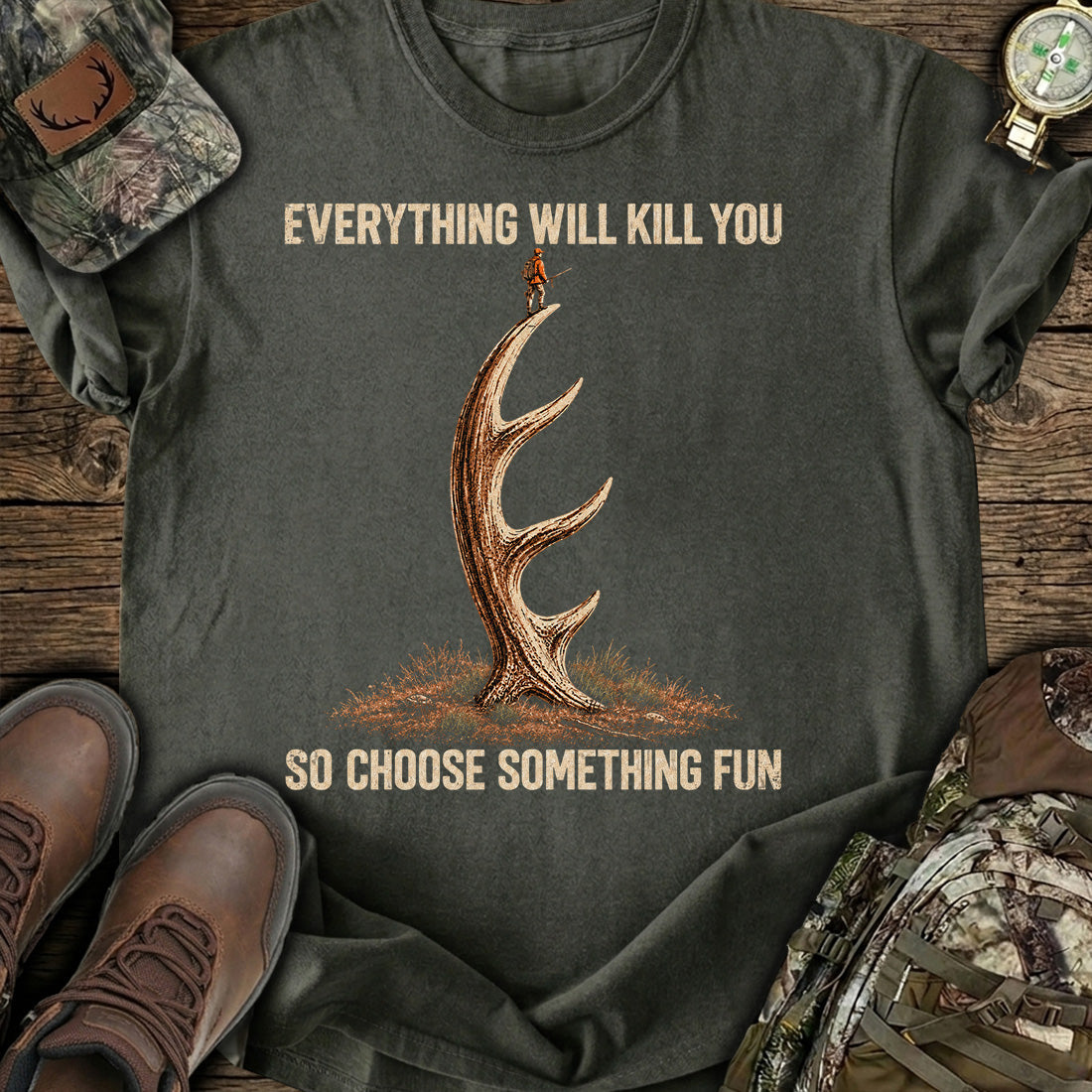 Deer Hunting Soul T-Shirt product image 5