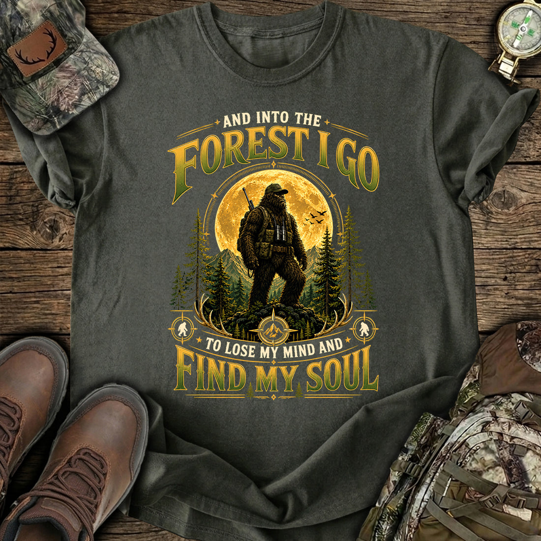 Forest Soul Bigfoot T-Shirt product image 2