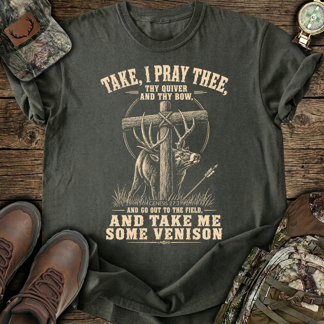 Venison Prayer T-Shirt product image 1