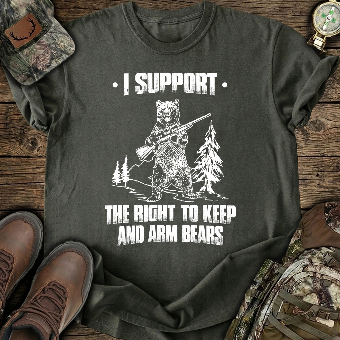 Arm Bears Hunter T-Shirt product image 2