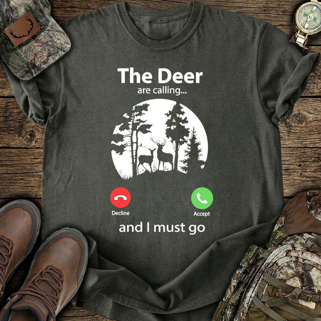 Deer Hunting Call T-Shirt product image 6