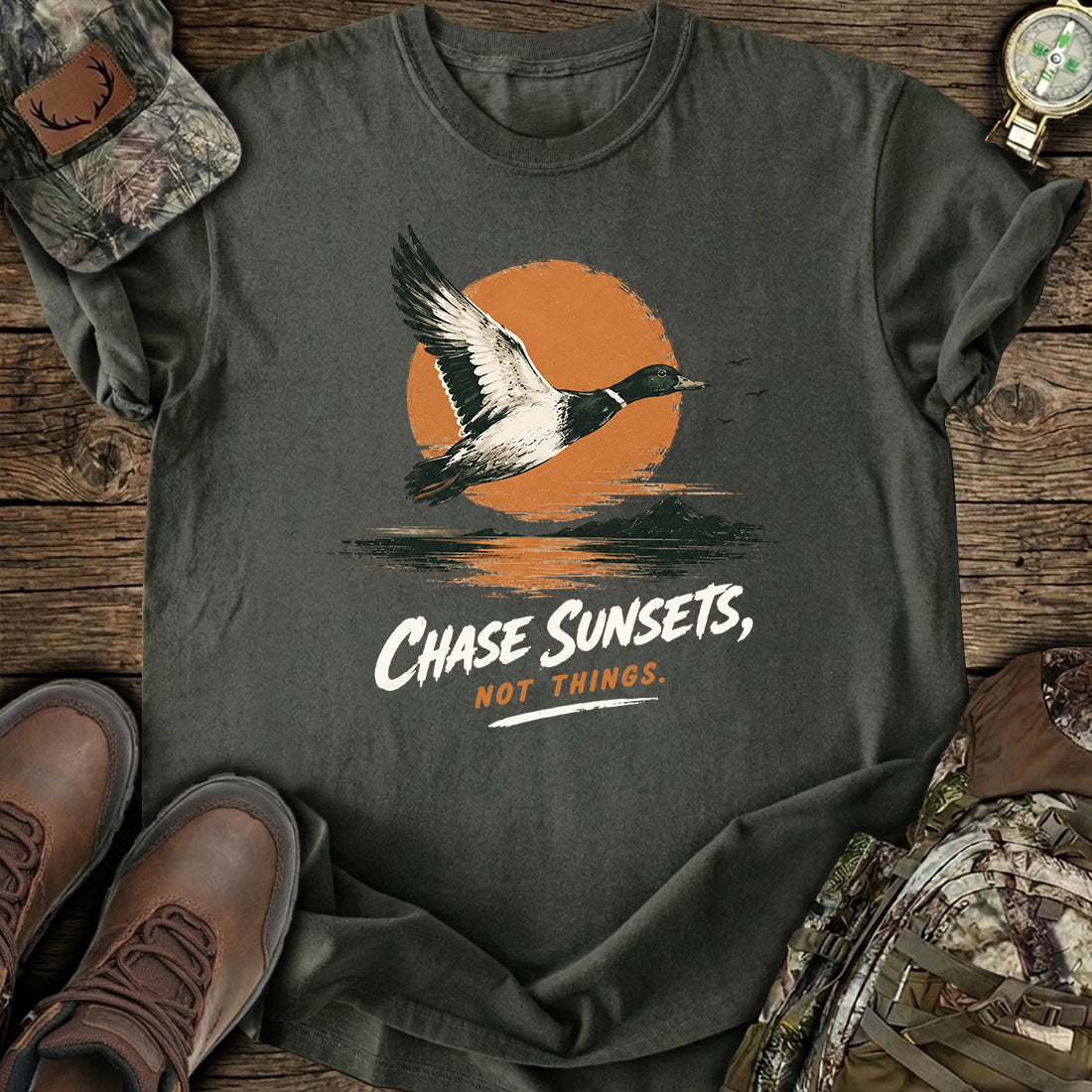 Sunset Chaser Duck T-Shirt product image 8