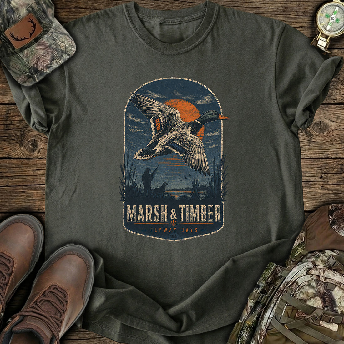 Marsh Timber Flyway T-Shirt product image 7