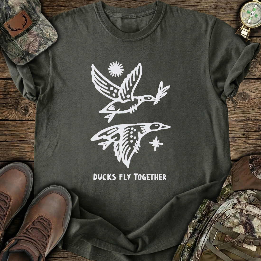 Duck Fly Together T-Shirt product image 1
