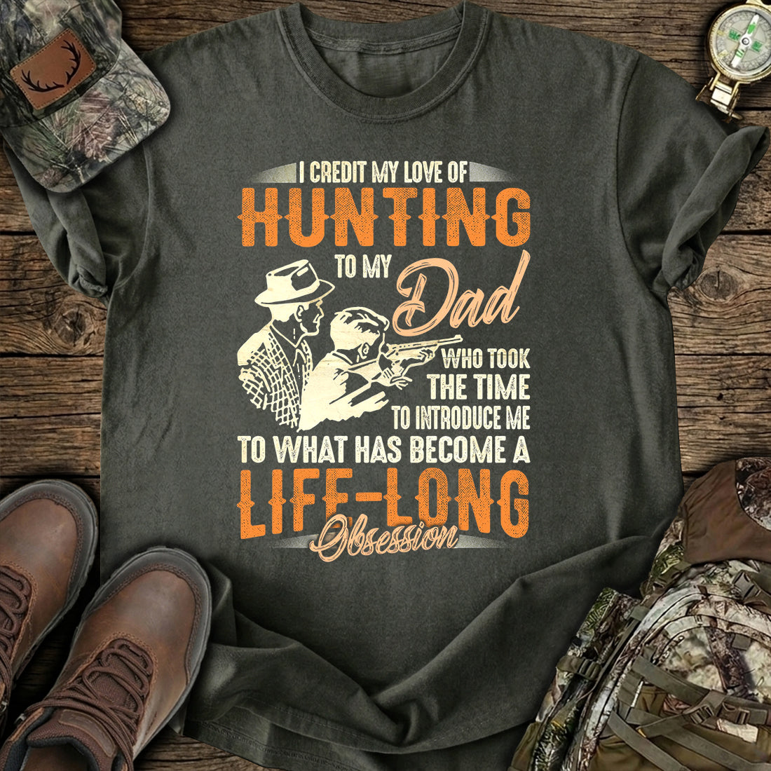 Hunting Dad Hunter T-Shirt product image 6