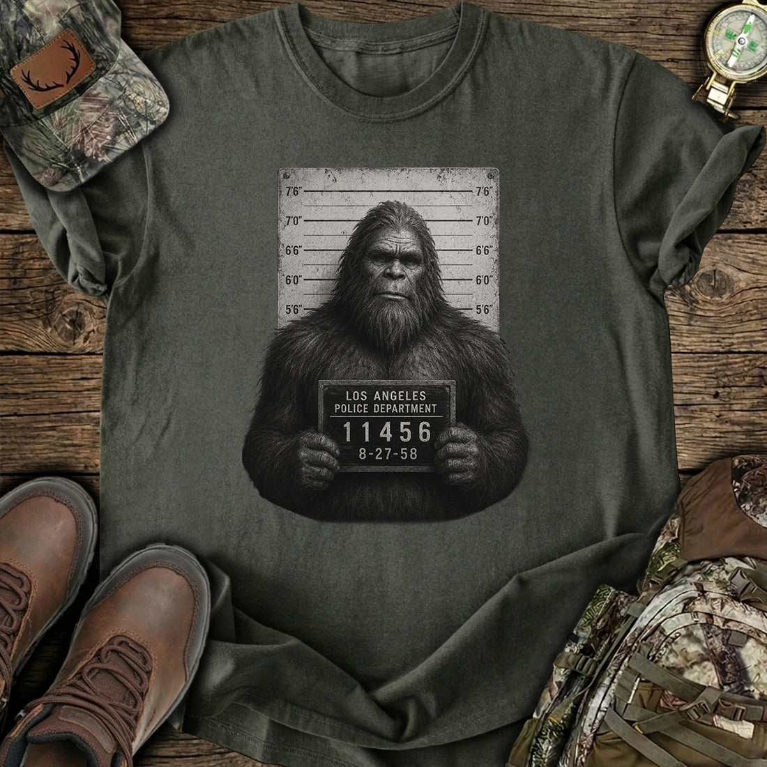 Outlaw Bigfoot T-Shirt product image 2