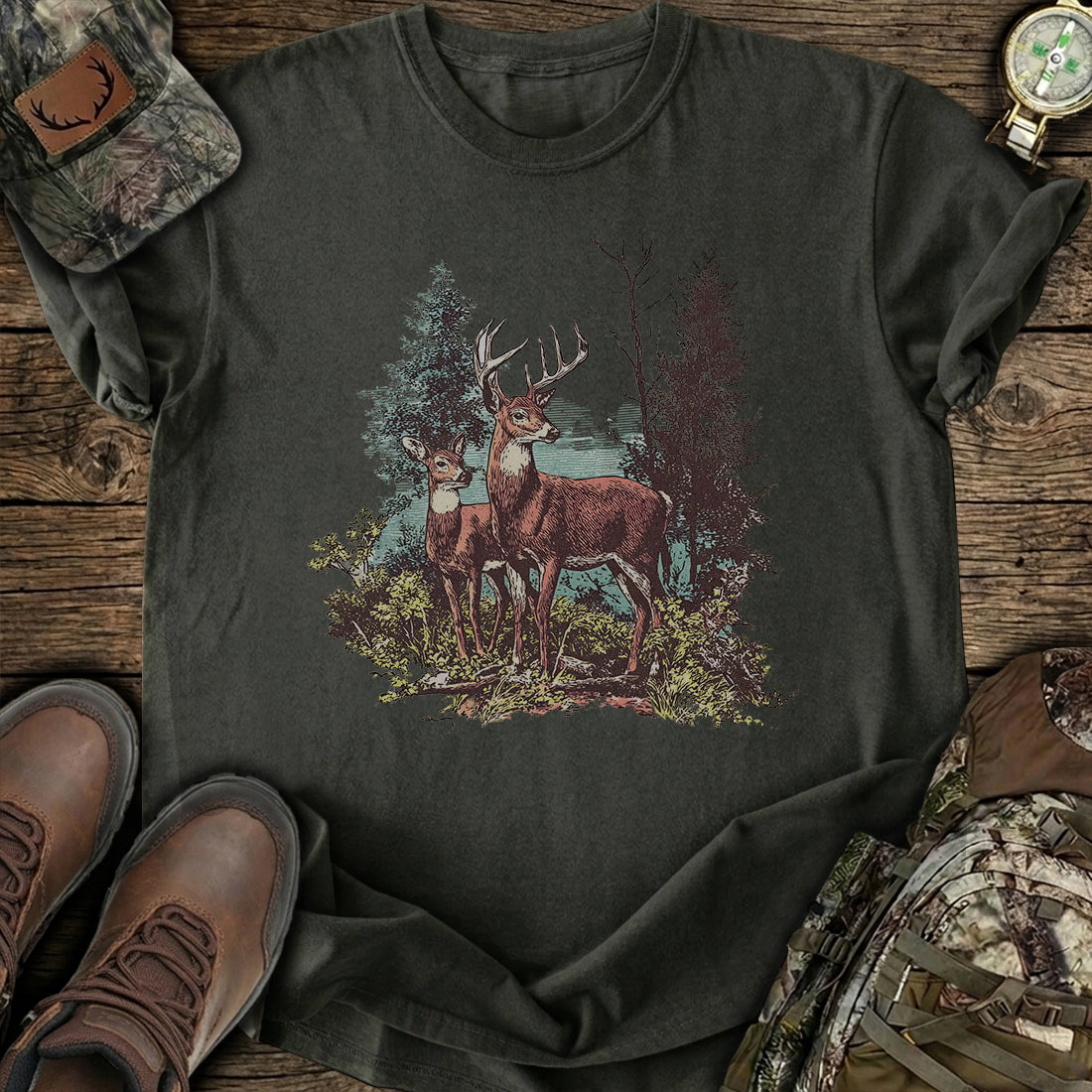 Wildwood Deer Bond T-Shirt product image 6