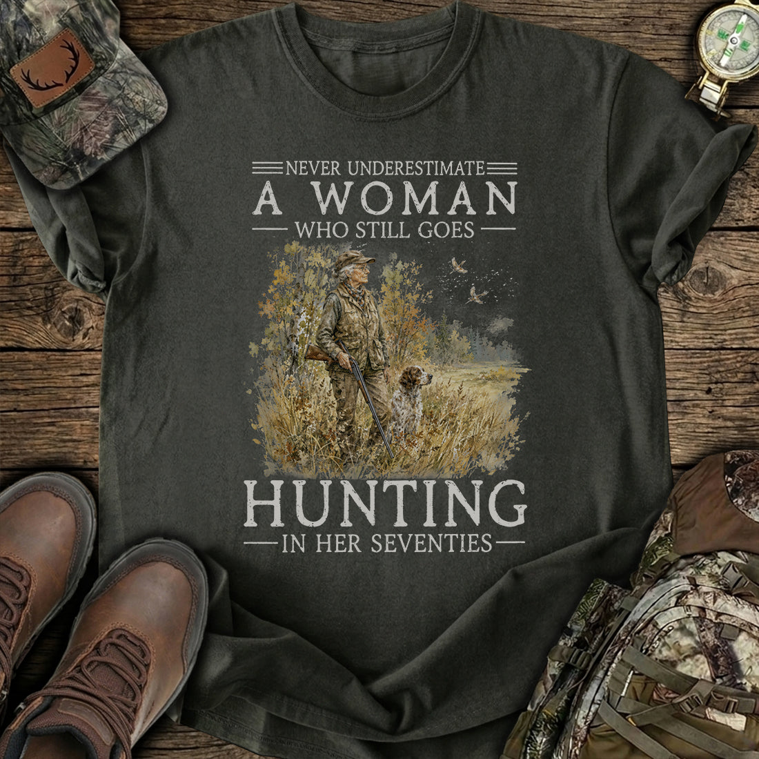 Ageless Huntress T-Shirt product image 2