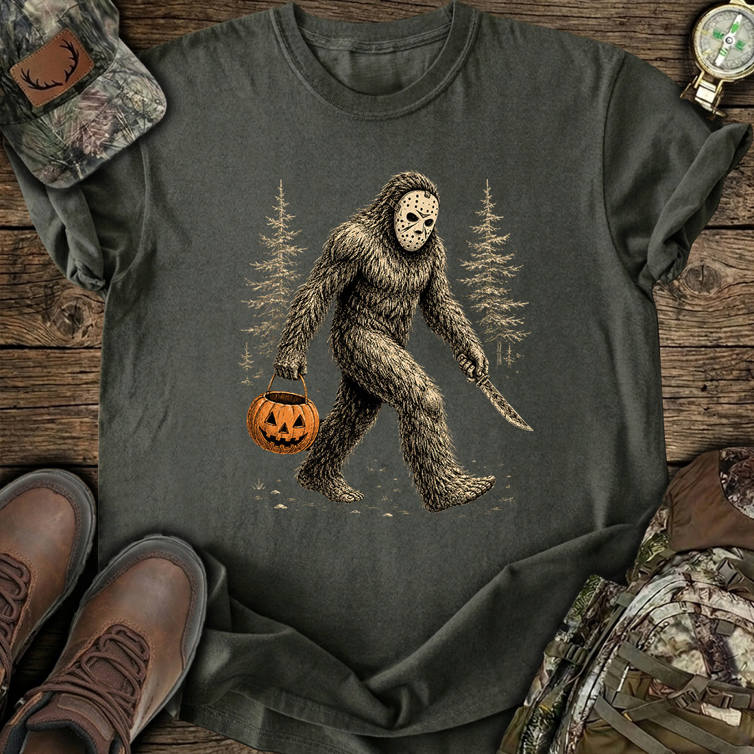 Haunted Bigfoot T-Shirt product image 7