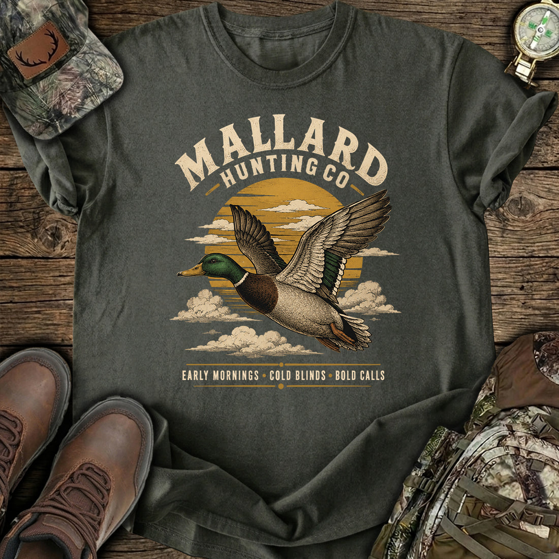 Mallard Dawn Calling T-Shirt product image 7
