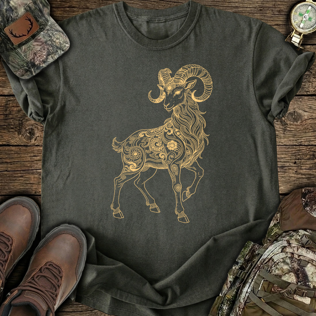 Golden Ram Spirit T-Shirt product image 2