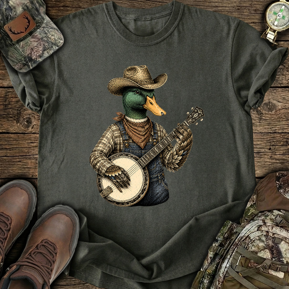 Duck Banjo Music T-Shirt product image 6