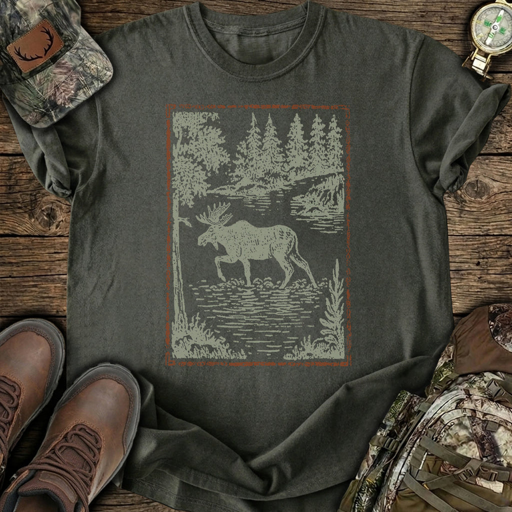 Timber Moose Solitude T-Shirt product image 6
