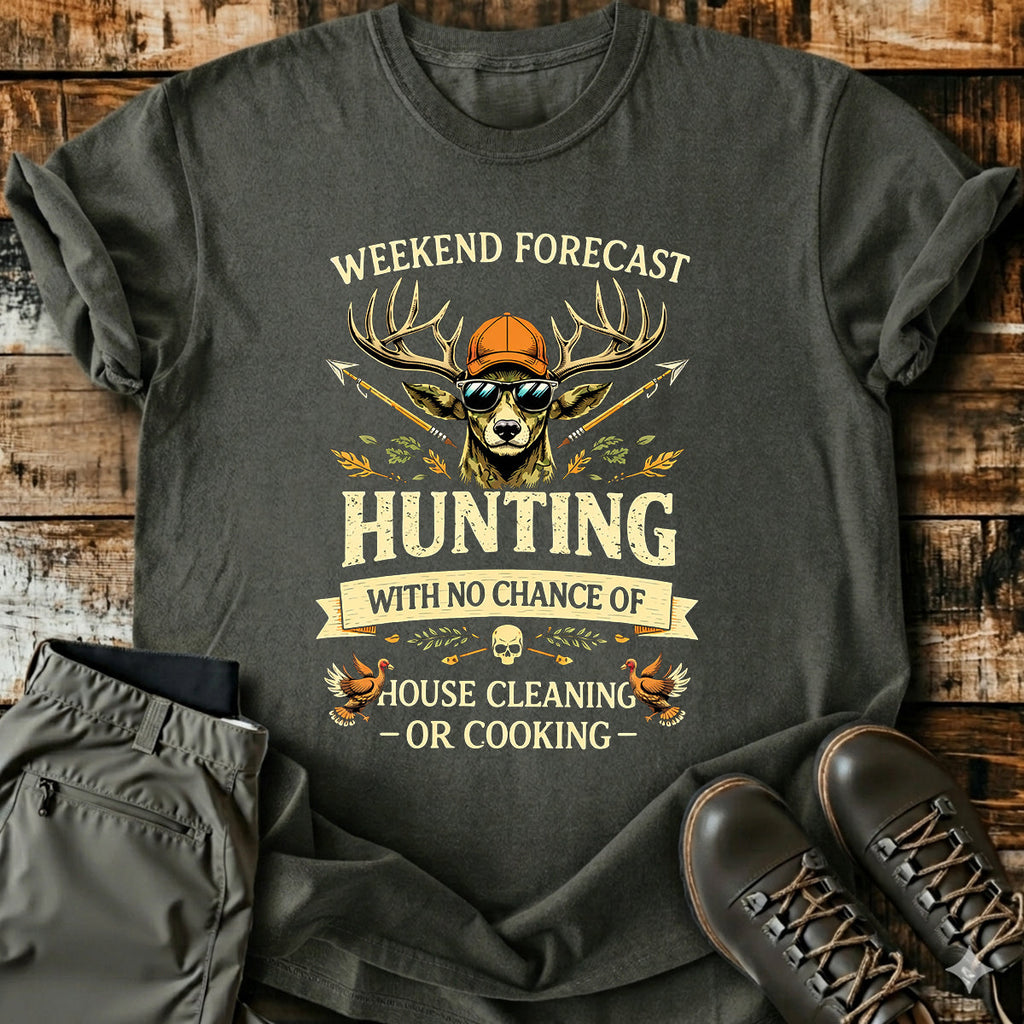 Weekend Hunting Funny T-Shirt product image 6