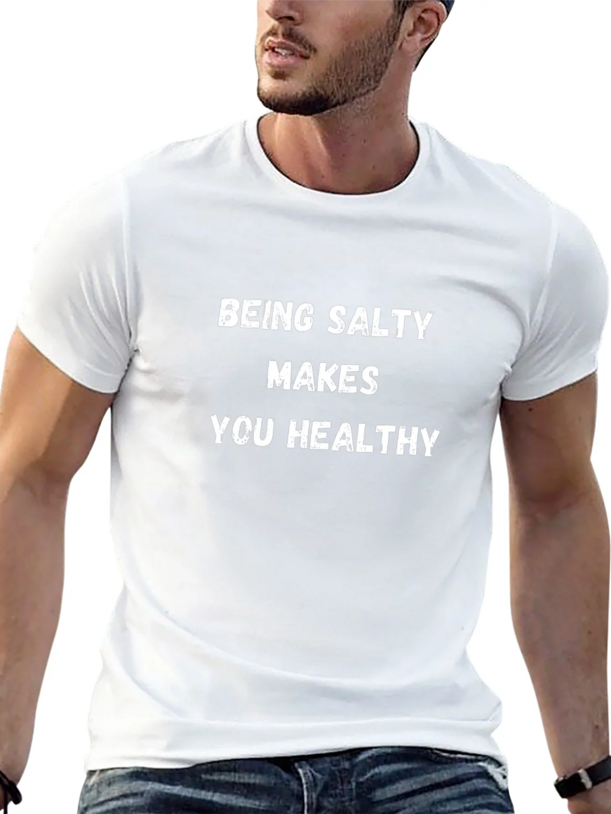Salty Makes You Healthy Tee - Black product image 12