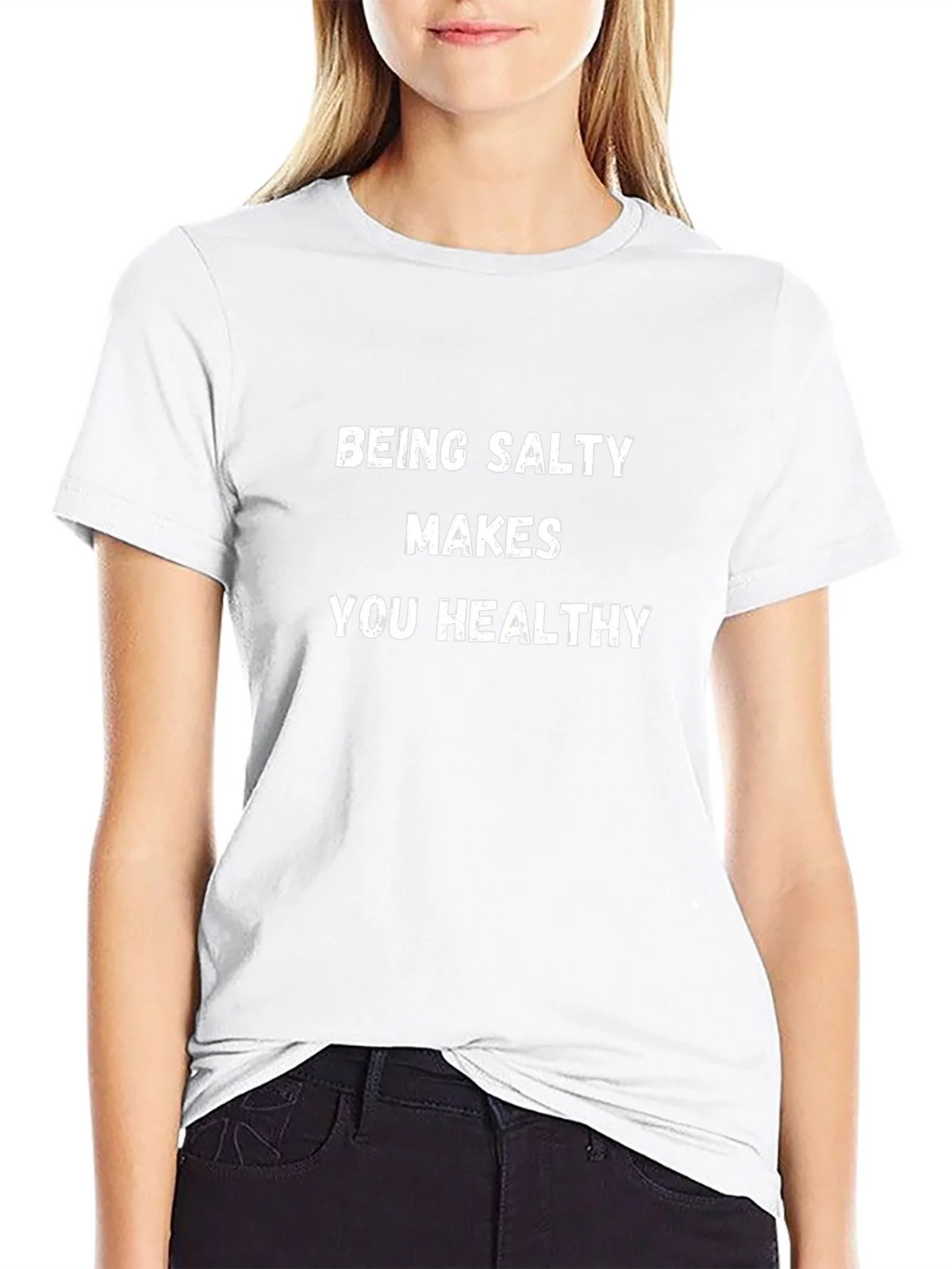 Salty Makes You Healthy Tee - Black product image 8
