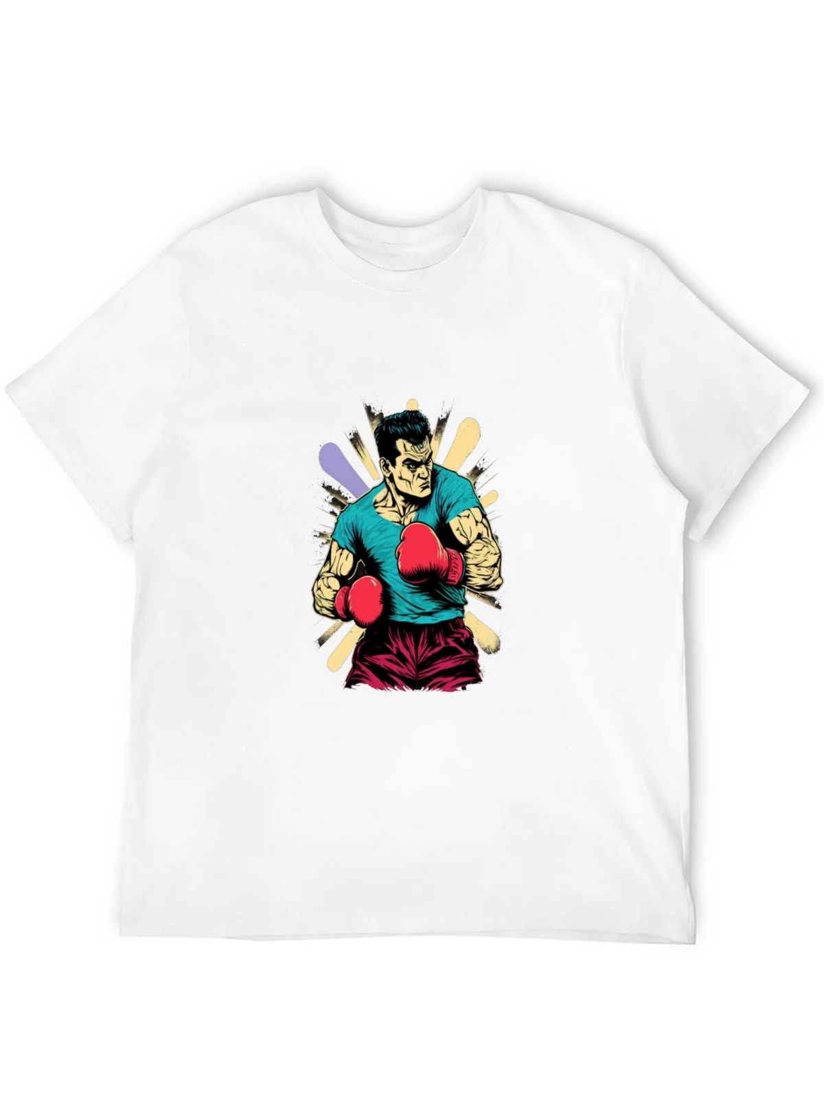 Boxer Graphic Tee - Black Cotton T-Shirt product image 11