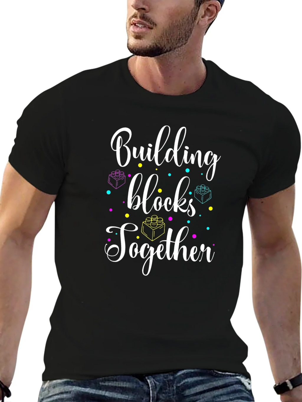 Building Blocks Together T-Shirt product image 6
