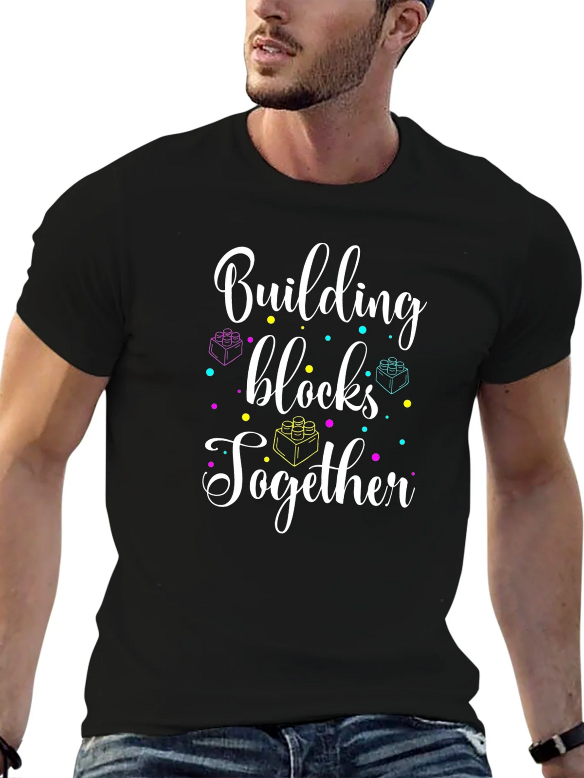 Building Blocks Together T-Shirt product image 6