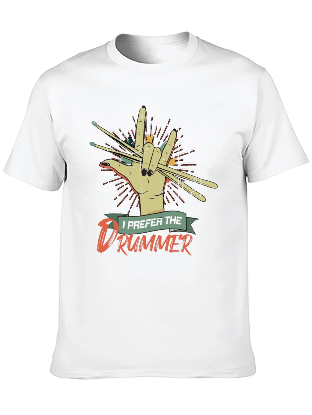 Drummer T-Shirt - Rock On Design product image 9