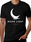 Moon Light Premium Black Graphic Tee product image 1
