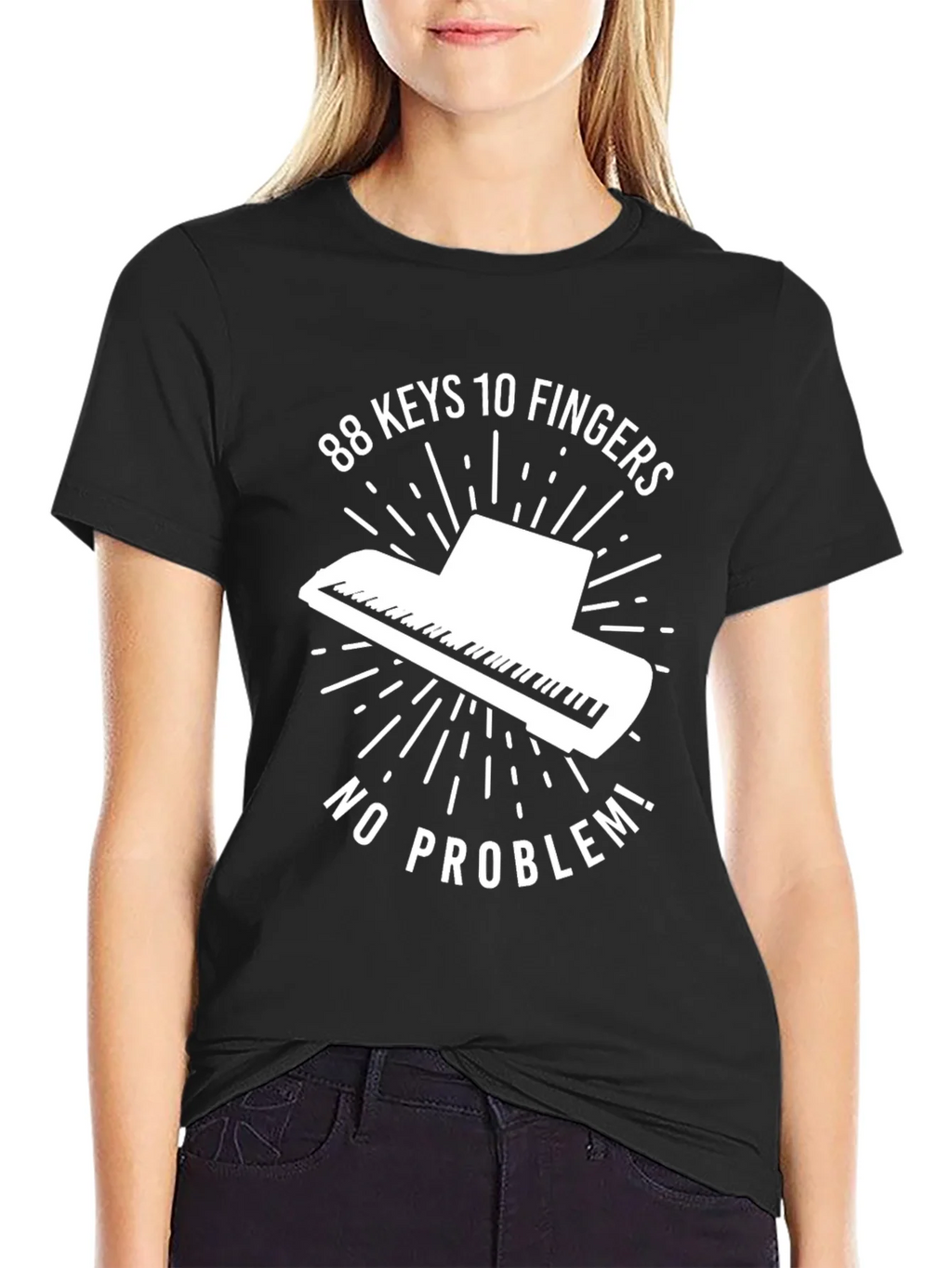 88 Keys Piano Graphic Tee - Music Lovers T-Shirt product image 2