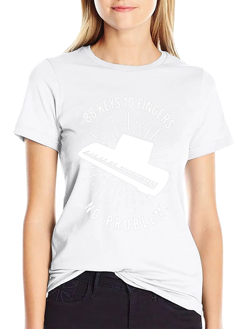 88 Keys Piano Graphic Tee - Music Lovers T-Shirt product image 7