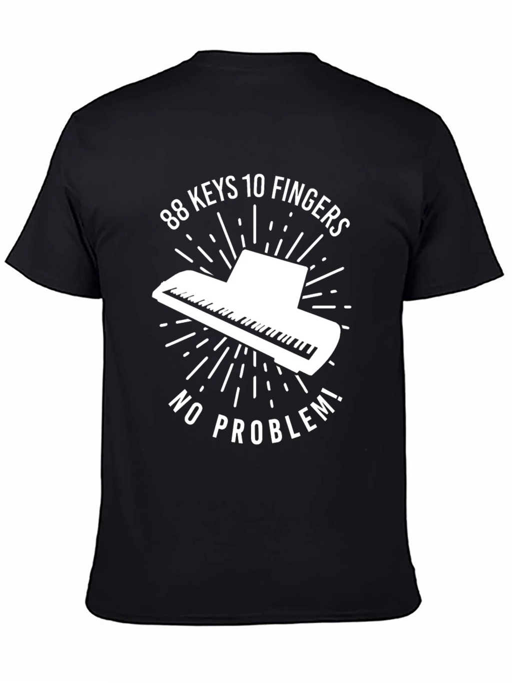 88 Keys Piano Graphic Tee - Music Lovers T-Shirt product image 4